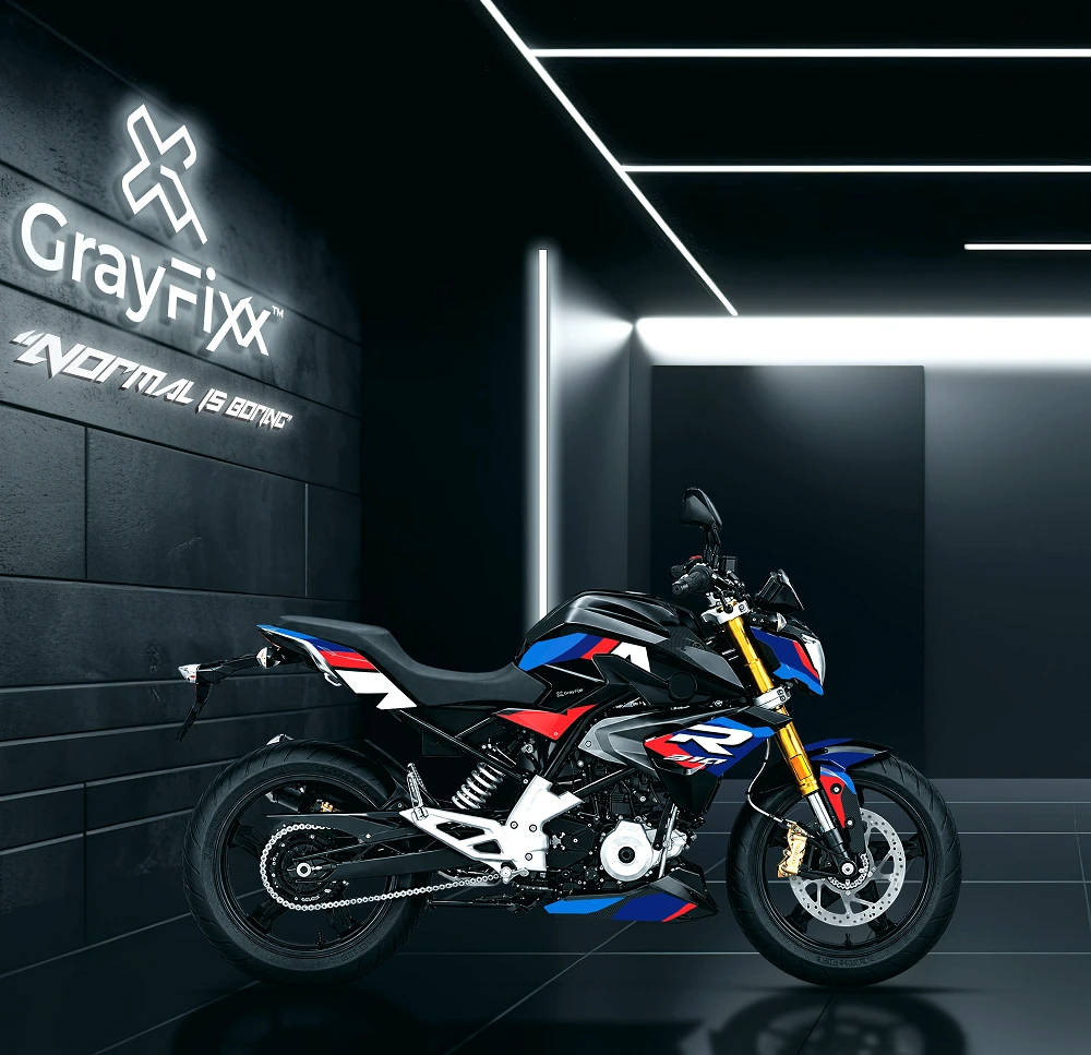 R Edition Full Body Sticker Compatible with G310R | Printed In Premium Gloss Vinyl With FPF(Fade Protection Film), Water Proof, Precut Sticker, Pack Of 1 Compatible with Both Side
